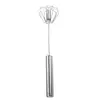 Batedor de Ovos Aço Inoxidável Manual Semi-Automático Doméstico Batedor de Creme de Ovos Mixer Ferramenta de Confeitaria Eletrodoméstico de Cozinha