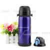 Olla multiusos de acero inoxidable de doble capa al vacío con doble tapa, termo para exteriores, multifuncional, para viajes, hervidor portátil con correa