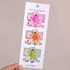 Pin de Flor Dulce Colorido Mediano de 4 cm para Niñas Estilo Dulce de Vacaciones en la Playa Peinado Semirecogido Suministro Transfronterizo