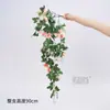 Flores Artificiais Plantas Verdes Cipós Cipós de Árvore Decoração de Parede Interna para Casa Flores Artificiais Decoração de Casamento Shopping Decoração de Parede de Celebridade da Internet