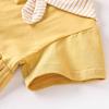 Vestido de verano para niñas Bebé Elegante Infantil Personalidad Moderno Estilo Universitario Rayado Lazo Lindo Vestido de Princesa