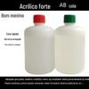 Cola AB boa para jovens 5 minutos transparente pegajosa metal cerâmica madeira pedra secagem rápida adesivo forte barril fábrica atacado