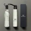 Paraguas Automático, Doble Propósito para Lluvia y Sol, Tamaño Grande, Reforzado, Protección Solar, Protección UV, Paraguas Plegable para el Sol con Impresión de Logo