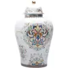 Tarro de té azul y blanco cerámico supergrande de alta calidad para el hogar boutique té negro Pu'er a prueba de humedad sellado tarro de té para despertar tarro universal