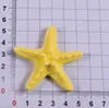 Simulação Grande Média Pequena Estrela do Mar DIY Acessórios para Joias de Resina Cola Creme Presilha de Cabelo Buraco Sapatos Acessórios Materiais