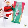 Brinquedo Elétrico do Papai Noel que Sobe em Contas e Escadas, Papai Noel Subindo pela Chaminé, Presente de Natal Criativo