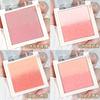 HISYI Vitality Gradient Blush - Paleta de rubor degradado de tres colores, iluminador natural, baja saturación y expansión de color para mujeres