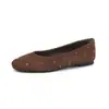 Zapatos de Moda Suaves con Remaches de 1 cm Estilo Femenino 2026 Verano Nuevos Punta Redonda Suela Plana Slip-on Zapatos de Abuela para Mujer