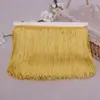Muestra personalizada de borla de encaje de flecos de poliéster color manualidades procesamiento al por mayor de accesorios para ropa de baile latino
