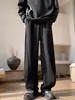 Pantalones Talla Grande 150 kg para Hombres y Mujeres Primavera y Verano Delgados Rectos Casuales Estilo Americano Sueltos Deportivos y de Chándal