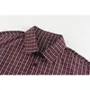 MAOQIAOYI Marca de Moda Americana High Street Camisa a Cuadros Top para Hombre Ropa de Abrigo Camisa a Cuadros de Manga Larga C26160