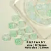 Joyería Romántica de Rosa Hecha a Mano Cuentas de Vidrio Decoración de Flores Pulsera con Cuentas Collar Material Cadena para Teléfono Móvil DIY Joyería
