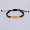 Pulseira Trançada Transfronteiriça da Amazon Transfronteiriça Novo Nó Plano Aço Inoxidável Branco Preto Vermelho Joias Masculinas e Femininas