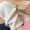Pantalones anchos de punto con estampado de trigo rosa, pequeños y gruesos, para mujer, forrados de vellón, rectos e informales, de chenilla estrecha, para otoño e invierno.