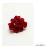 Ayuko Flor de Flocking Pequeña Fragancia Francesa Botones Metálicos Ropa Exterior de Lana Retro Cortavientos Botones Decorativos Botones para Hombres y Mujeres