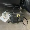 2026 Nuevo Bolso de Mano con Bloques de Color Retro Bolso para Mujer Elegante de Moda Patchwork Bolso de Hombro Único Cruzado