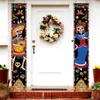 Decoración para Fiesta del Día de Muertos Suministros Banner de Porche del Día de Muertos Banner Colgante de Puerta Decoración Colgante de Fiesta Coutts