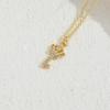 Ventas calientes transfronterizas amor Corona llave circón cadena clavicular estilo lujo ligero diseño simple temperamento sentido Joyería collar para mujer