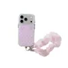 Funda para teléfono Apple 18promax de temperamento suave con lunares y rombos aplicable a 17promax doble capa 16pro15