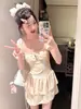2026 Nuevo Traje de Baño tipo Boxer con Falda de Una Pieza para Mujer Cubre Vientre Adelgazante Ropa de Baño para Resort de Playa y Aguas Termales Dropshipping