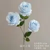 Flores Artificiais Azuis para Casamento Flores Falsas de Teto Decoração de Casamento Parede de Flores Arranjo de Flores de Chão para Casamento Materiais para Arranjo de Flores de Seda
