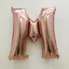 Globos de Letras de 32 pulgadas en Dorado, Plateado, Oro Rosa, Alfabeto Inglés A-Z Globo de Papel de Aluminio Decoración, Venta al por Mayor de Globos Transfronteriza