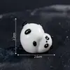 Paisagem em miniatura, figura de panda criativa que brilha no escuro, decoração DIY, pacote surpresa, ornamento para pendurar, pequena peça de exibição para mesa ou carro