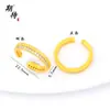 Esperando el Método Antiguo de Oro de Arena Incrustado con Diamantes, Moda Europea y Americana, Diseño Original, Anillo Lateral con Diamante, Anillo para Mujer, Personalizado y Versátil