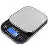 Balança Eletrônica de Cozinha de Precisão, Aço Inoxidável, 5Kg/10Kg, À Prova d'Água e de Poeira, Alta Precisão, Fabricante Exclusivo Transfronteiriço, para Uso Doméstico