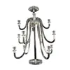 Suporte de Vela Sólido Acrílico Transparente para Casamento Festa de Aniversário Local de Casamento Salão de Banquetes Suporte de Vela Decoração de Mesa
