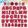 5cmQ Teia de Aranha Gorducha Letra Número Patch de Bordado Autoadesivo Patch Decorativo para Bordado DIY em Diário/Computador Patch de Tecido