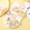 50 peças por pacote Bohemian Series Acrílico Imitação Shell DIY Sacos de Roupas Colar Jóias Acessórios Atacado