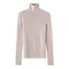 Suéter de punto para mujer, 18 gauge, ultra fino, 100% lana pura, cuello alto, jersey, estilo delgado, para usar debajo, capa base, hilo Yangzi