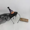 Tocado de Halloween Sombrero Mágico de Bruja Diadema Decoración de Maquillaje Diadema de Encaje Horquilla de Calabaza Accesorio para el Cabello de Fantasma