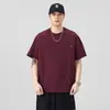 Roupas Masculinas Fengshe / Verão 2026 Nova Camiseta Masculina com Toque Gelado Estilo Chinês Manga Curta Gola Redonda Top Camiseta Tendência