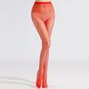 Calcetines de malla verano caliente pedrería delgados para mujer sexy huecos negros superventas calcetines de red para piernas hermosas calcetines de malla de moda al por mayor
