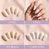 Caneta Pintura Graffiti para Unhas Mais Vendida da Amazon Caneta de Pintura para Nail Art DIY à Prova d'Água Secagem Rápida Caneta de Contorno Colorida