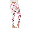 Roupas de ioga europeias e americanas fitness Desenhos animados femininos impressos amor cintura alta levantamento de quadril calças de ioga calças de levantamento de quadril leggings femininas