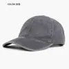 Gorras de Béisbol Lavadas de Alta Gama Estilo Europeo y Americano con Bordado de Logo Personalizado, Gorras Vintage de Pico de Pato, Sombreros de Mezclilla de Moda
