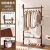 Perchero de Pie para Ropa de Madera Maciza, Perchero para Ropa de Hogar, Perchero para Dormitorio, Estante de Almacenamiento Simple para Interior, Perchero Multifuncional