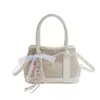 Bolso de Mano de Diseño Nicho Estilo Coreano Transfronterizo para el Trabajo, Bolso de Hombro Sencillo para Viajes Diarios para Mujer, Nuevo Modelo 2026 Bolso Cruzado Tipo Cubo
