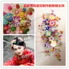 Flor de arcilla suave de 25 mm Plumeria Fabricante Venta al por mayor Hecho a mano DIY Pasador Estilo antiguo Tocado Accesorios para el cabello Material de decoración de maceta