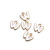Colgante de letra de aleación con gota de aceite de personalidad creativa, color, broche lindo, accesorios, pulsera, collar, material para colgante DIY