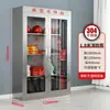 Gabinete mini de estación de bomberos de acero inoxidable, gabinete de almacenamiento de equipo contra incendios, gabinete de suministros de emergencia, gabinete de exhibición de extintores de incendios de fábrica