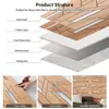 Adesivos de Cozinha à Prova de Óleo Estilo Azulejo, Adesivos de Parede Mármore, Papel de Parede Autoadesivo à Prova d'Água e de Umidade, Rotulagem e Envio Transfronteiriço