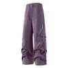 Pantalones populares para exteriores para hombres y mujeres, pantalones casuales, pantalones deportivos de otoño, pantalones jogger holgados para senderismo, pantalones funcionales impermeables estilo americano