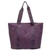 Bolsa de tela de nailon bolsa grande para ir al trabajo bolso de mano multibolsillo bolsa de mamá ligera repelente al agua elegante casual para mujer