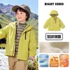 Abrigo de invierno para niños Youou con forro de polar, chaqueta impermeable con capucha para niños pequeños, ropa nueva para niños, ropa de invierno para niños