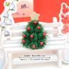 Campanitas de joyería de venta caliente transfronteriza para personas mayores regalo de Navidad cuerda para el pelo de niños pinza para el pelo accesorios de material hecho a mano