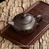 Tetera de Arcilla Púrpura de Gran Capacidad, Tetera Clásica Estilo Antiguo, Juego de Té Kung Fu de Una Tetera Dos Tazas Cuatro Tazas, Tetera Casera para Preparar Té de Una Sola Tetera B12